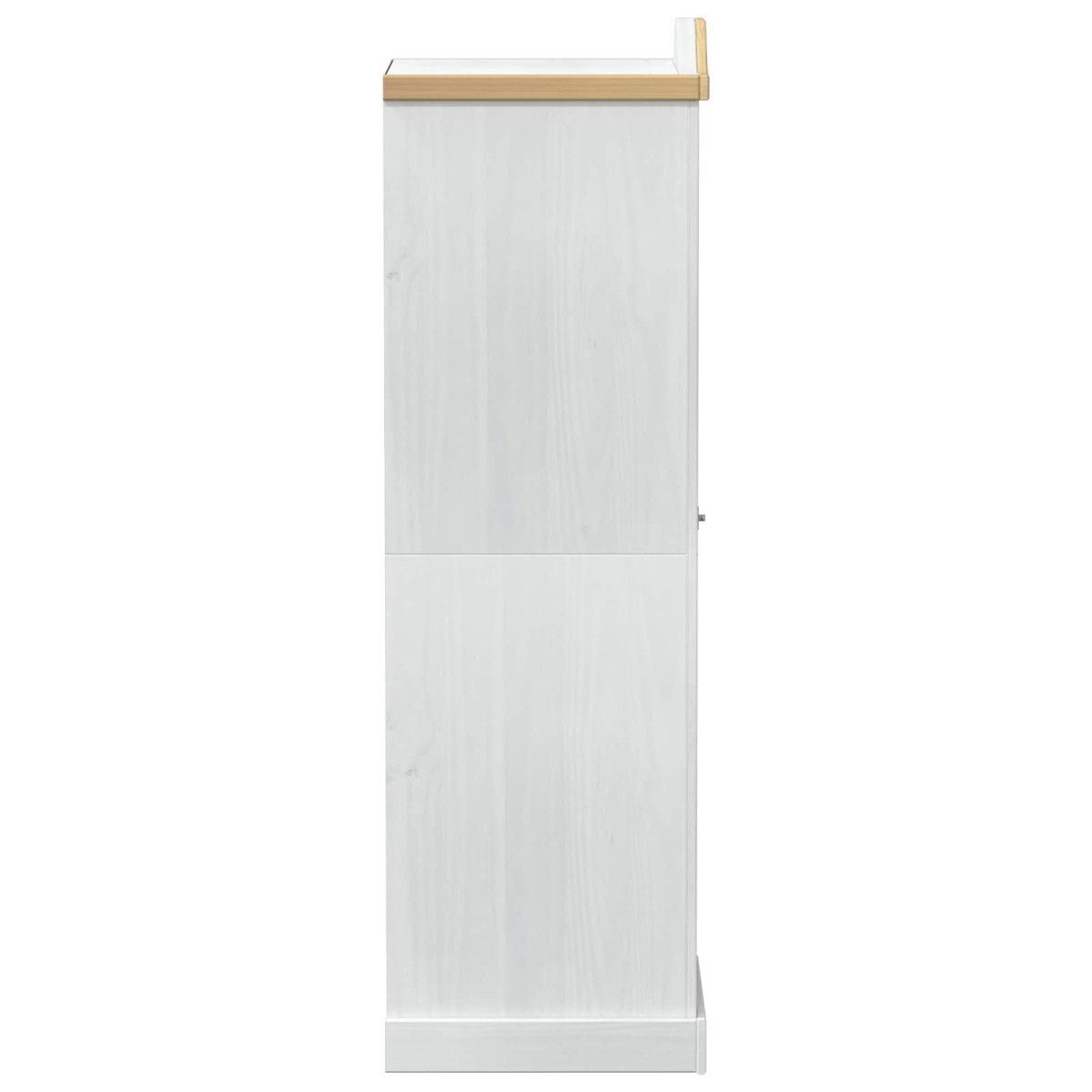 vidaXL Ντουλάπες Λευκό 55 x 52 x 170 εκ Στερεά ξυλεία πεύκου