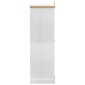 vidaXL Ντουλάπες Λευκό 55 x 52 x 170 εκ Στερεά ξυλεία πεύκου