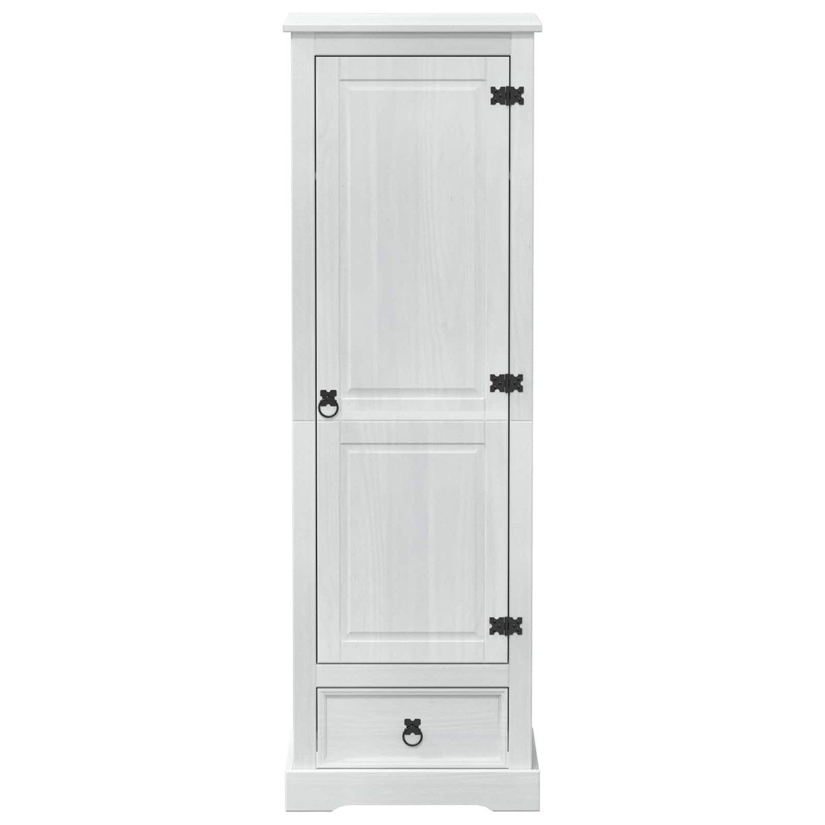 vidaXL Ντουλάπες Λευκό 55 x 50 x 170 εκ. Στερεά ξυλεία πεύκου