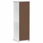 vidaXL Ντουλάπες Λευκό 55 x 50 x 170 εκ. Στερεά ξυλεία πεύκου