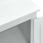 vidaXL Ντουλάπες Λευκό 55 x 50 x 170 εκ. Στερεά ξυλεία πεύκου