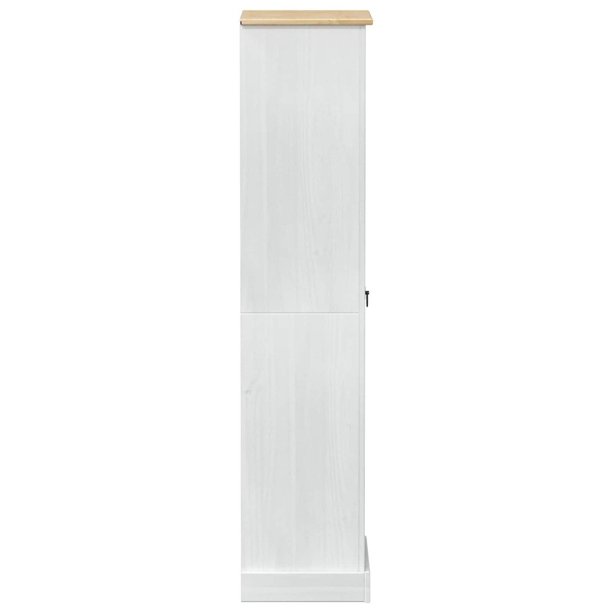 vidaXL Ντουλάπες Λευκό 55 x 38 x 170 εκ Στερεά ξυλεία πεύκου