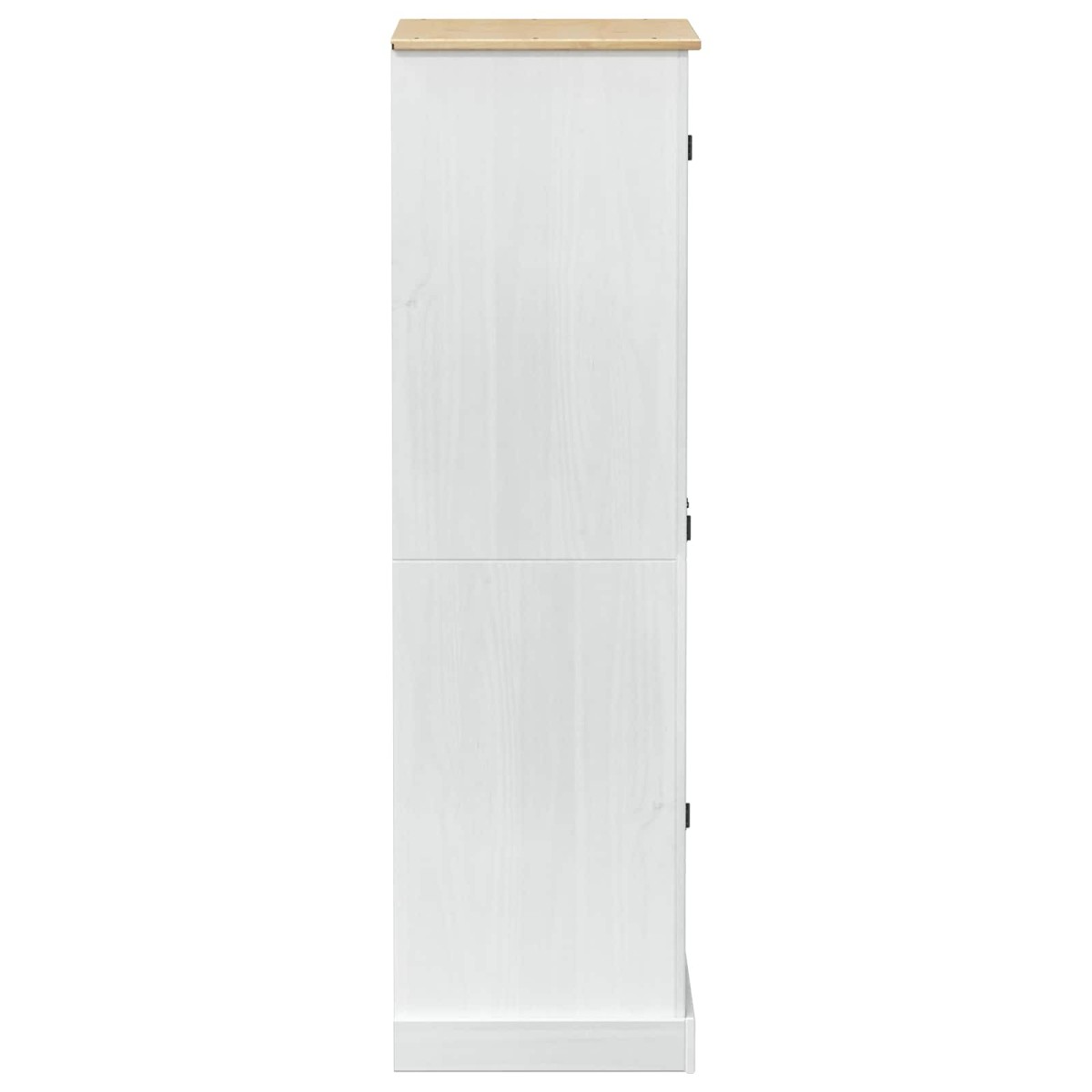 vidaXL Ντουλάπες με ράφι Λευκό 76 x 50 x 170 εκ. Στερεά ξυλεία πεύκου