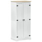 vidaXL Ντουλάπες Λευκό 76 x 50 x 170 εκ. Στερεά ξυλεία πεύκου
