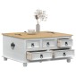 vidaXL storage box με ράφι Λευκό 90 x78 x 45 εκ Στερεά ξυλεία πεύκου