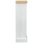 vidaXL Βιβλιοθήκη 46 x 29 x 100 εκ. Στερεά ξυλεία πεύκου Λευκό