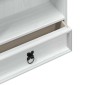 vidaXL Ντουλάπα CD Λευκό 52 x 17.5 x 103 εκ Στερεά ξυλεία πεύκου