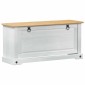 vidaXL Ντουλάπα Παπουτσιών με ράφι Corona Λευκό 99 x 32 x 49 εκ.