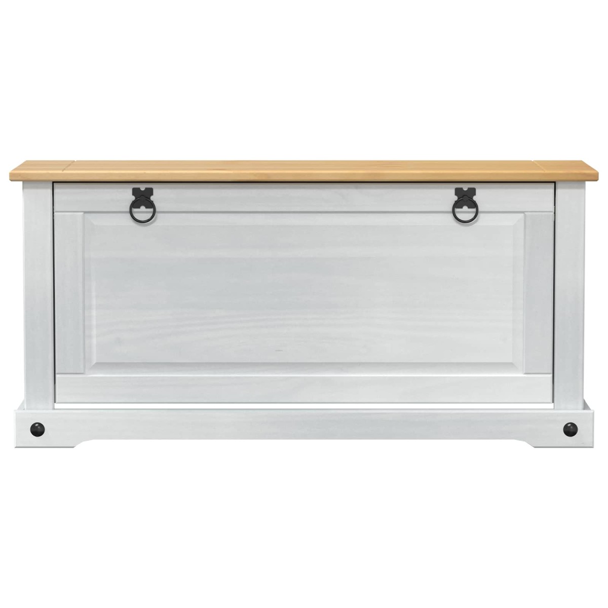 vidaXL Ντουλάπα Παπουτσιών με ράφι Corona Λευκό 99 x 32 x 49 εκ.
