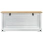 vidaXL Ντουλάπα Παπουτσιών με ράφι Corona Λευκό 99 x 32 x 49 εκ.
