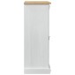 vidaXL Ντουλάπα Παπουτσιών με ράφι Corona Λευκό 99 x 32 x 85 εκ.