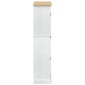 vidaXL Ντουλάπα Παπουτσιών με συρτάρι Corona Λευκό 99 x 32 x 138 εκ