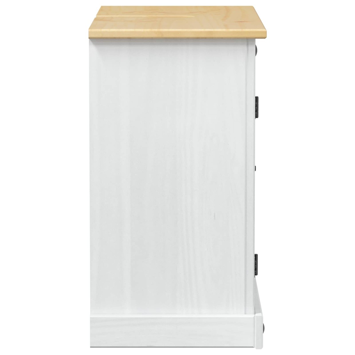 vidaXL Ντουλάπι νιπτήρα Λευκό 73 x 33 x 60 εκ Στερεά ξυλεία πεύκου