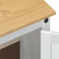 vidaXL Ντουλάπι νιπτήρα Λευκό 73 x 33 x 60 εκ Στερεά ξυλεία πεύκου