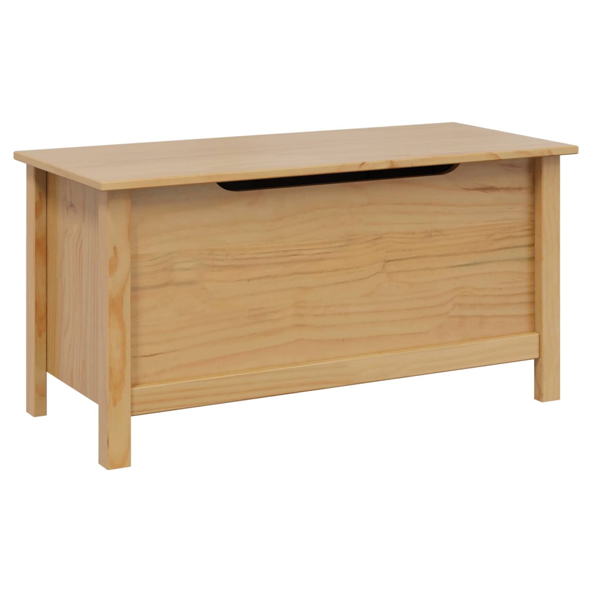 vidaXL Κουτί αποθήκευσης HILL Μέλι Καφέ 90 x 40 x 45 cm Στερεό πεύκο