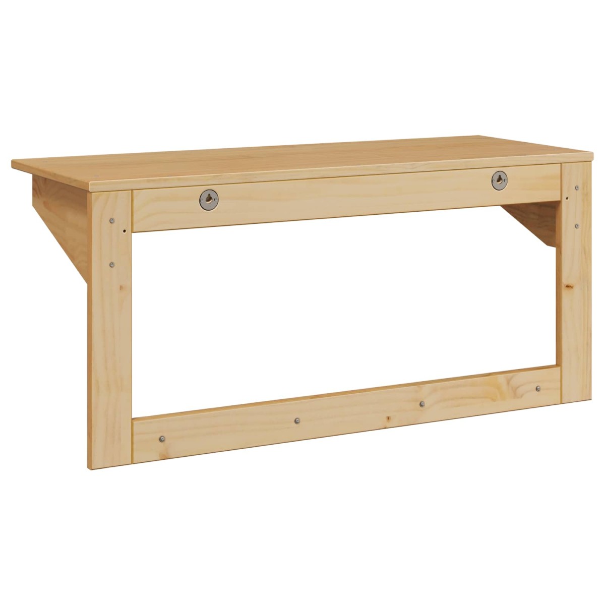 vidaXL Κρεμάστρα HILL Μέλι Καφέ 90 x 35 x 41.5 εκ. Στερεό πεύκο