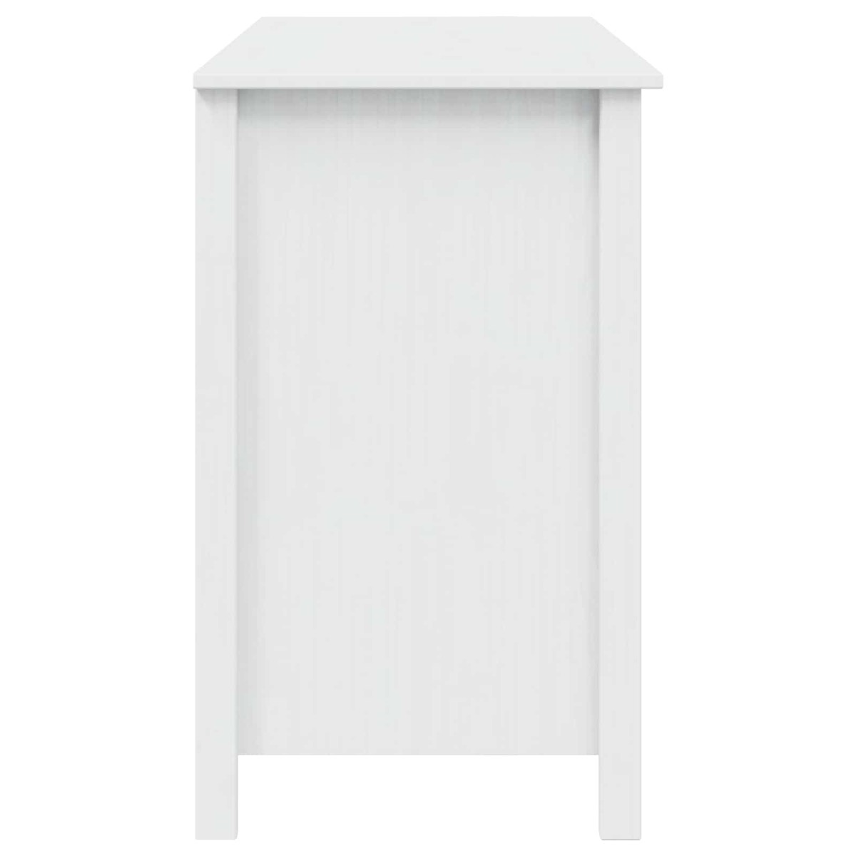 vidaXL Γραφείο με Συρτάρια HILL Λευκό 100 x 45 x 74 εκ Στερεό πεύκο
