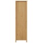 vidaXL Ντουλάπι με ράφι HILL Μέλι Καφέ 84 x 50 x 170 εκ Στερεό πεύκο