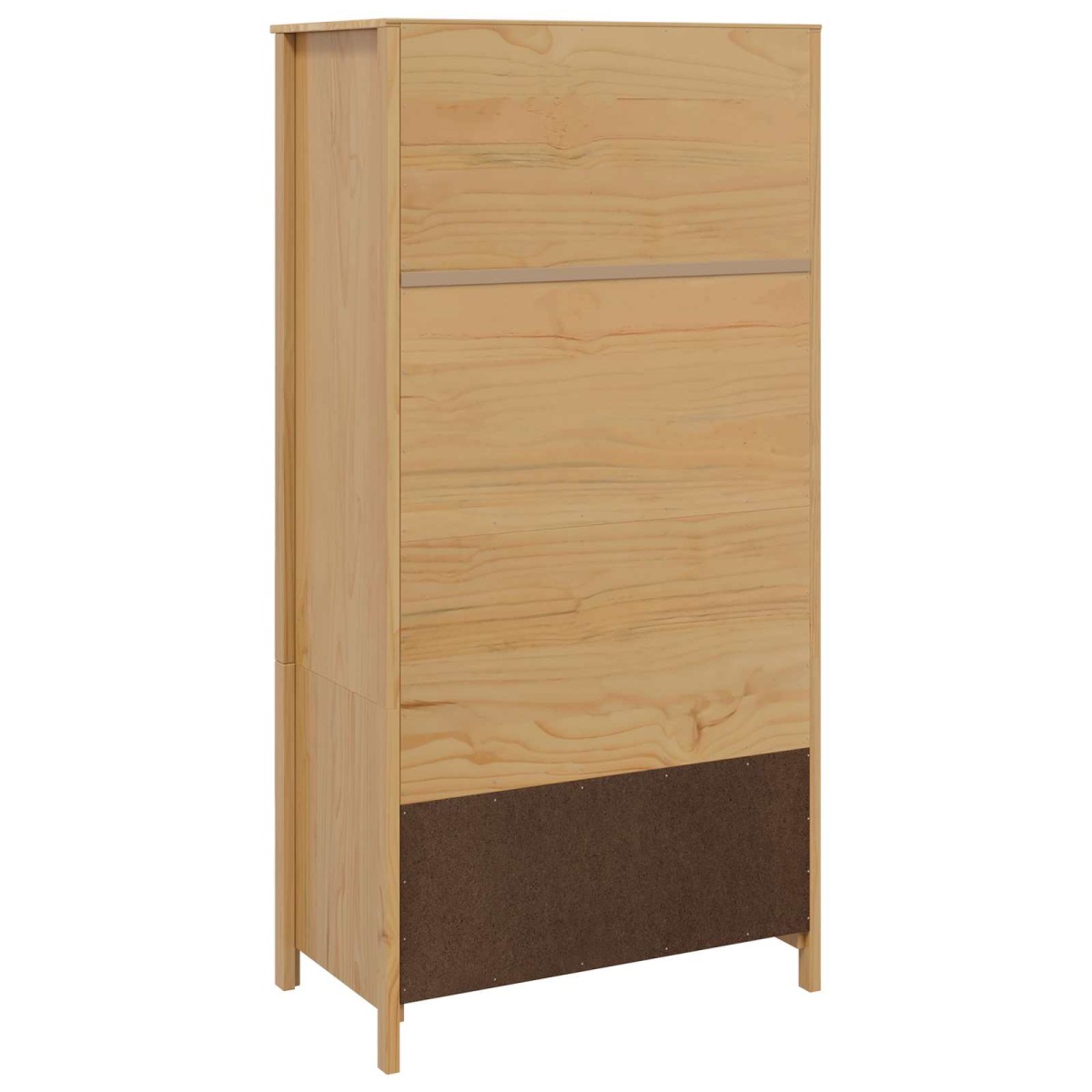 vidaXL Ντουλάπι με ράφι HILL Μέλι Καφέ 84 x 50 x 170 εκ Στερεό πεύκο