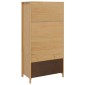 vidaXL Ντουλάπι με ράφι HILL Μέλι Καφέ 84 x 50 x 170 εκ Στερεό πεύκο