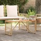 vidaXL Εξωτερικό Τραπέζι Φυσικό 80 x 40 x 40 cm