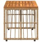 vidaXL Εξωτερικό Τραπέζι Φυσικό 80 x 40 x 40 cm