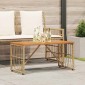 vidaXL Εξωτερικό Τραπέζι Φυσικό 80 x 40 x 40 cm