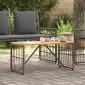 vidaXL Εξωτερικό Τραπέζι Γκρι 80 x 40 x 40 cm