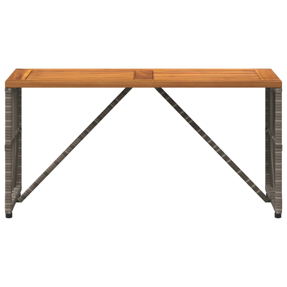 vidaXL Εξωτερικό Τραπέζι Γκρι 80 x 40 x 40 cm