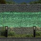vidaXL Πέτρες Κήπου Ανοιχτό Πράσινο 12 cm Γυαλί