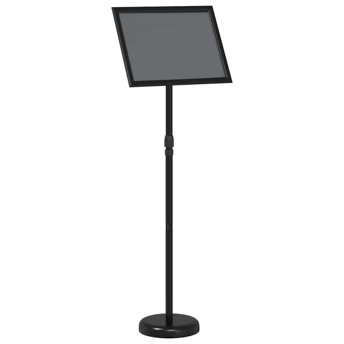 vidaXL Εκθεσιακές Οθόνες Μαύρο 25 x 25 x 125 εκ Αλουμίνιο