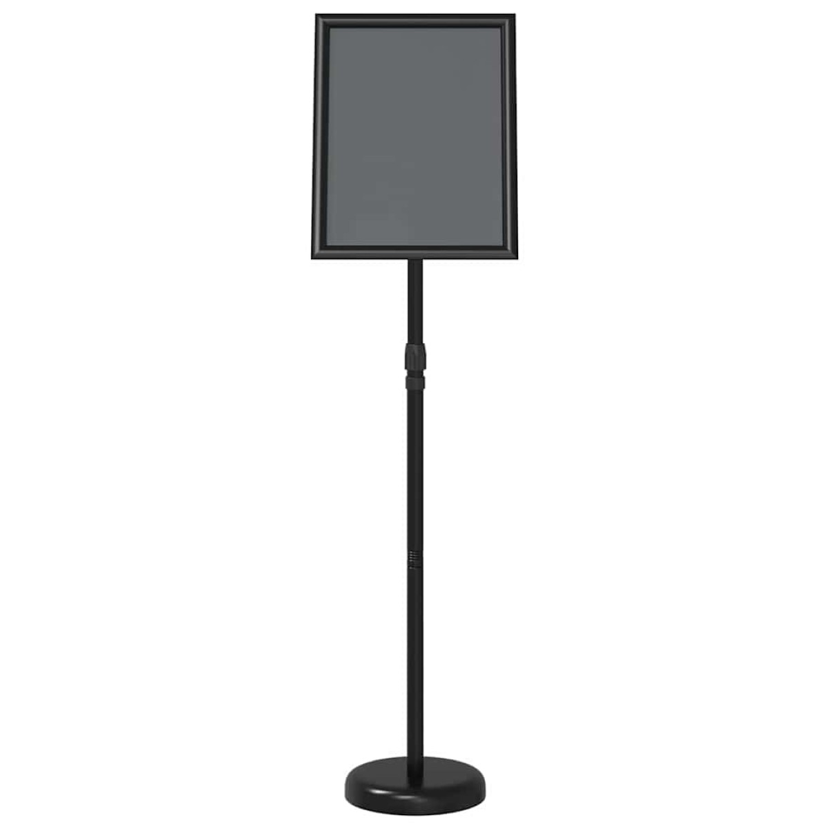 vidaXL Εκθεσιακές Οθόνες Μαύρο 25 x 25 x 125 εκ Αλουμίνιο