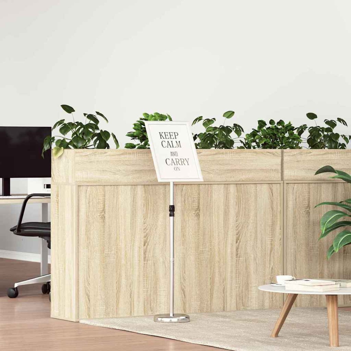 vidaXL Εκθεσιακές Οθόνες Ασημί 30 x 25 x 128 εκ Αλουμίνιο