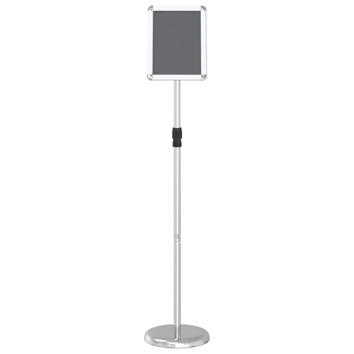 vidaXL Εκθεσιακές Οθόνες Ασημί 25 x 25 x 125 εκ Αλουμίνιο