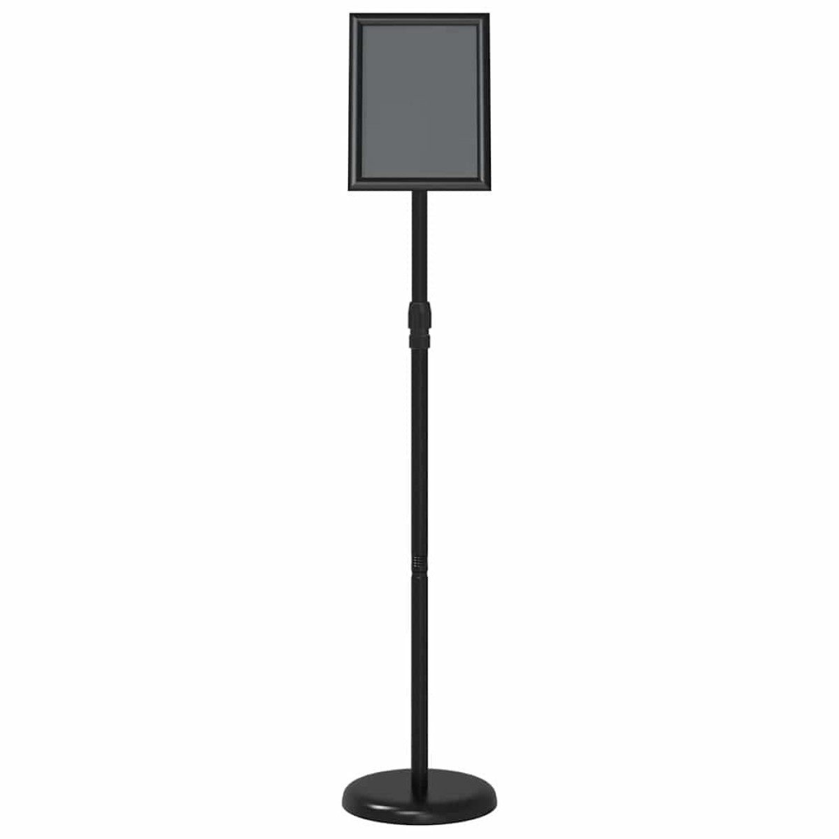 vidaXL Εκθεσιακές Οθόνες Μαύρο 25 x 25 x 125 εκ Αλουμίνιο