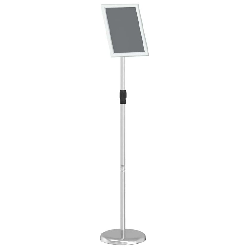 vidaXL Εκθεσιακές Οθόνες Ασημί 25 x 25 x 125 εκ Αλουμίνιο