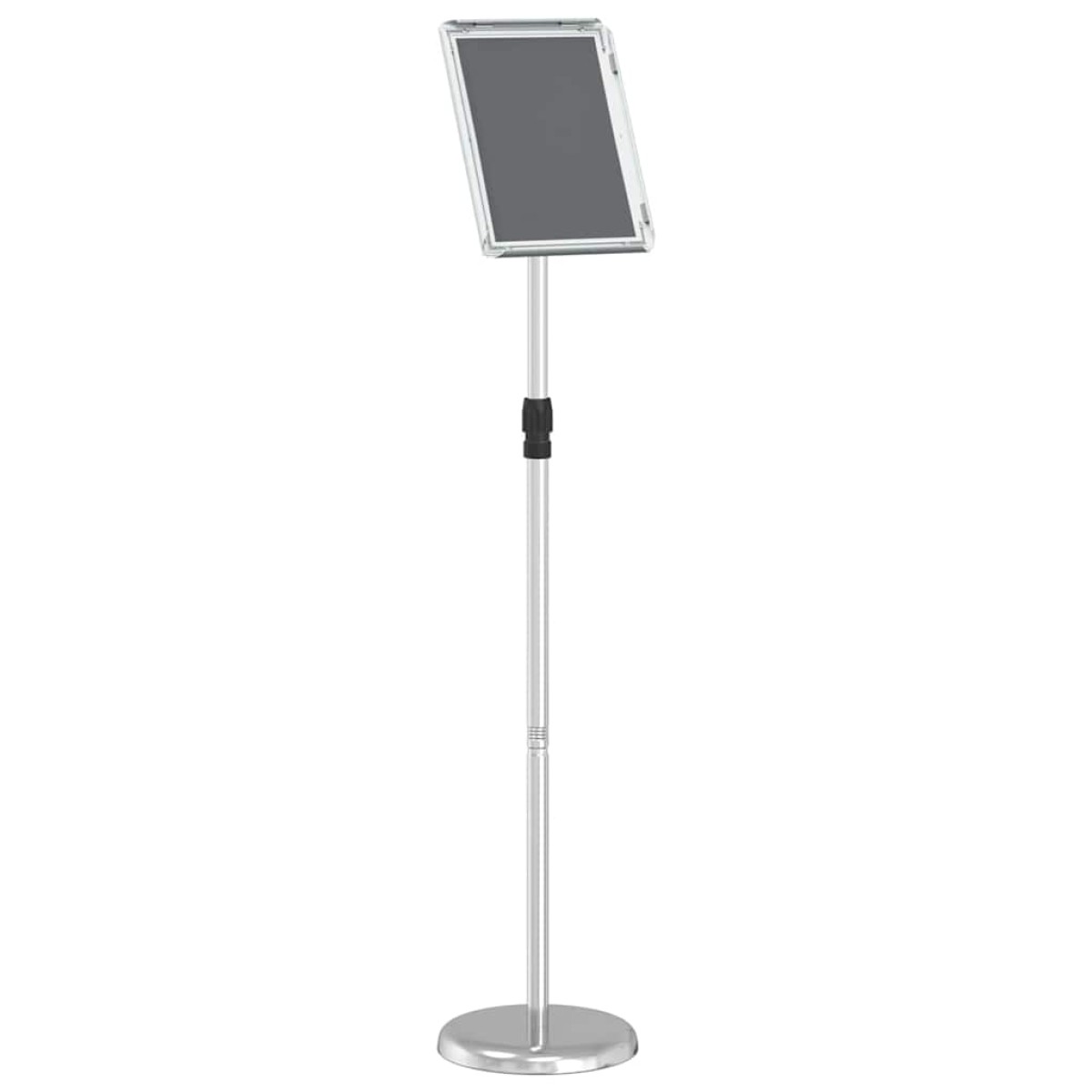 vidaXL Εκθεσιακές Οθόνες Ασημί 25 x 25 x 125 εκ Αλουμίνιο