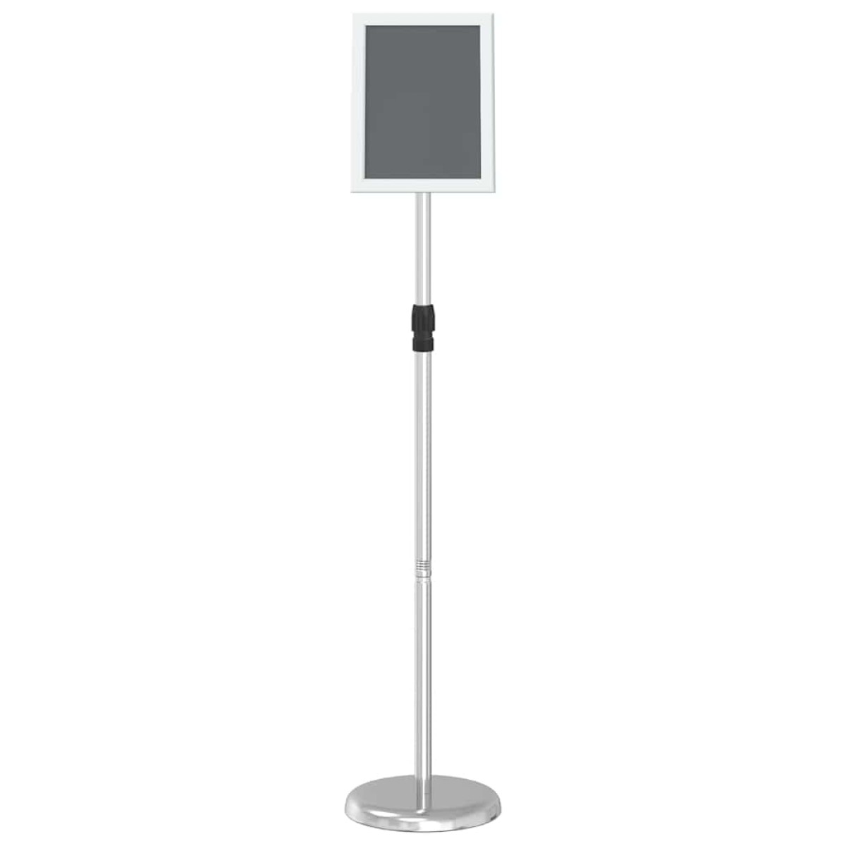 vidaXL Εκθεσιακές Οθόνες Ασημί 25 x 25 x 125 εκ Αλουμίνιο