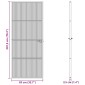 vidaXL Πόρτα Σπιτιού 83 x 201,5 x 3,5 εκ