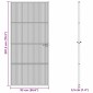 vidaXL Πόρτα Σπιτιού 93 x 201,5 x 3,5 εκ