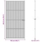 vidaXL Πόρτα Σπιτιού 102 x 201,5 x 3,5 εκ