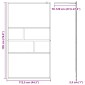 vidaXL Τοίχος Ντους Walk-in Μαύρο 115 x 195 x 0,5 εκ.