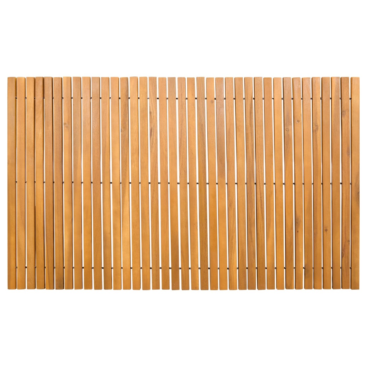 vidaXL Πατάκι μπάνιου Καφέ 100 x 60 cm Στερεό Ξύλο Ακακίας