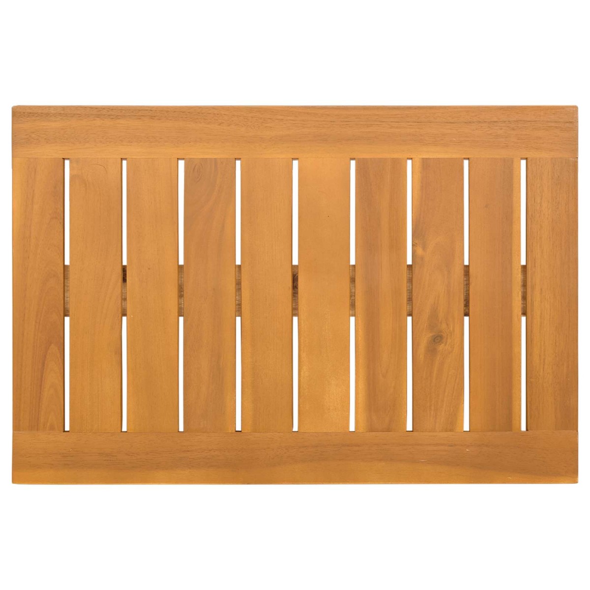 vidaXL Πατάκι μπάνιου Μονόχρωμο Καφέ 60 x 40 cm Στερεό Ξύλο Ακακίας