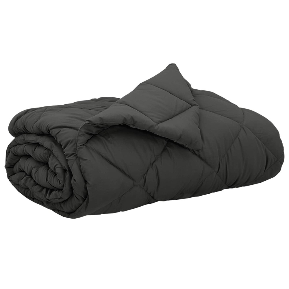 vidaXL Καλοκαιρινό Παπλωματοθήκη 220 x 260 cm Καλοκαίρι Ανθρακί