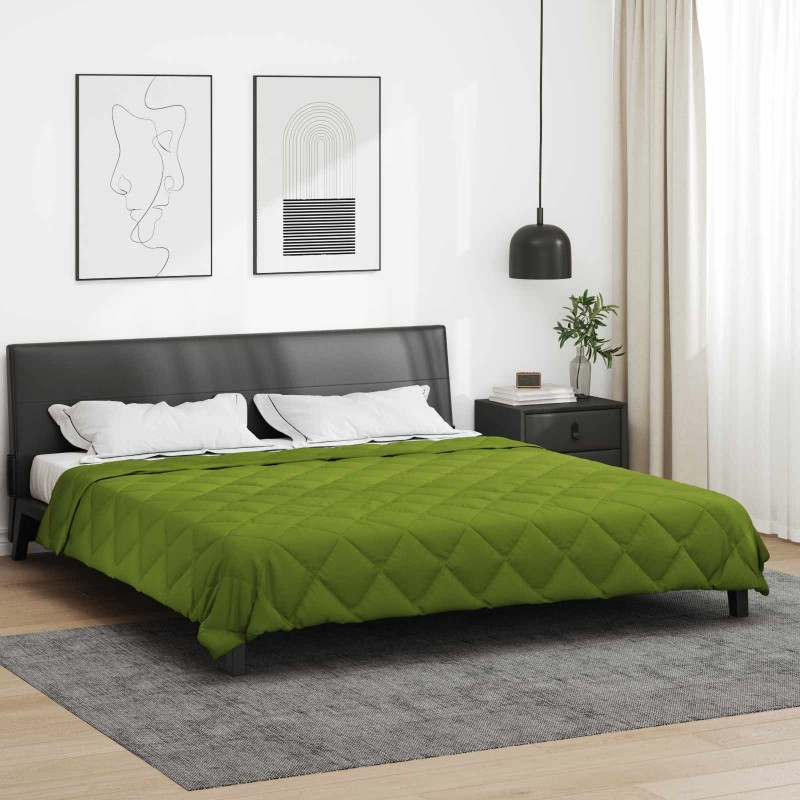 vidaXL Καλοκαιρινό Παπλωματοθήκη 220 x 260 cm Καλοκαίρι Πράσινο