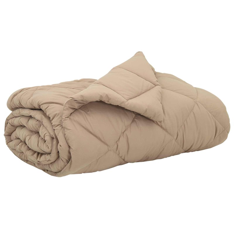 vidaXL Καλοκαιρινό Παπλωματοθήκη 220 x 240 cm Καλοκαίρι Taupe