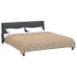 vidaXL Καλοκαιρινό Παπλωματοθήκη 220 x 240 cm Καλοκαίρι Taupe