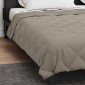 vidaXL Καλοκαιρινό Παπλωματοθήκη 240 x 200 cm Καλοκαίρι Ανοιχτό γκρι