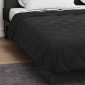vidaXL Κουβέρτα ολόκληρου του χρόνου Μαύρο 220 x 260 cm Μικροΐνες